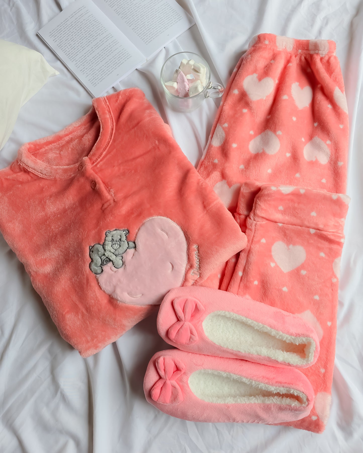 PIJAMA EVE PINK + OFERTA PANTUFAS
