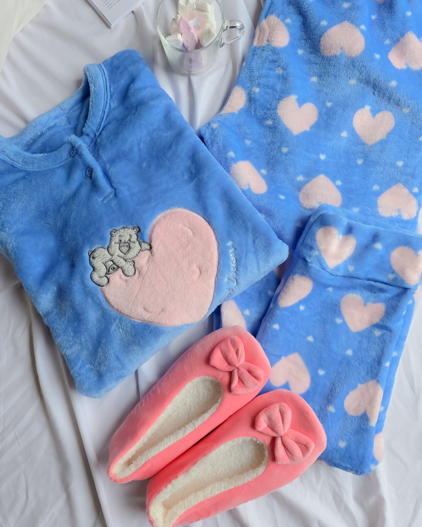 PIJAMA EVE BLUE + OFERTA PANTUFAS