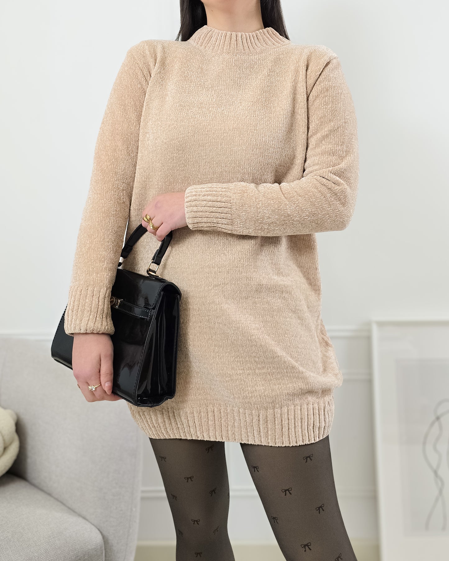 VESTIDO GOLDIE BEIGE