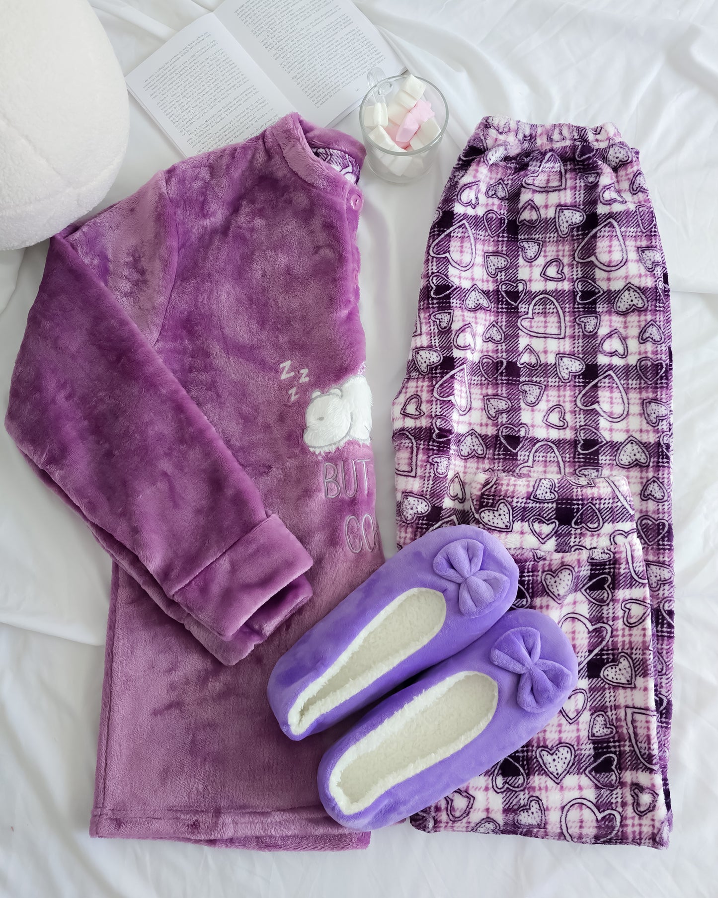 PIJAMA MARIGOLD LILAC + OFERTA PANTUFAS