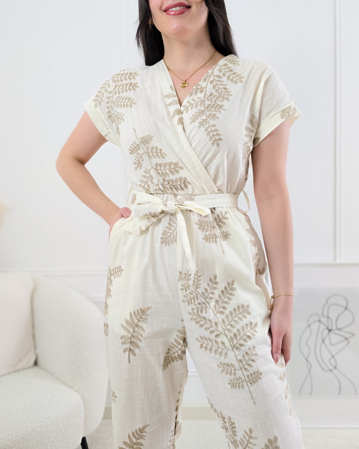 MACACÃO RENATA BEIGE