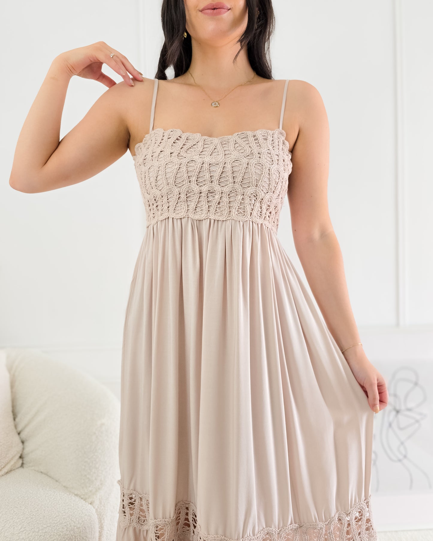 VESTIDO FILIPA BEIGE