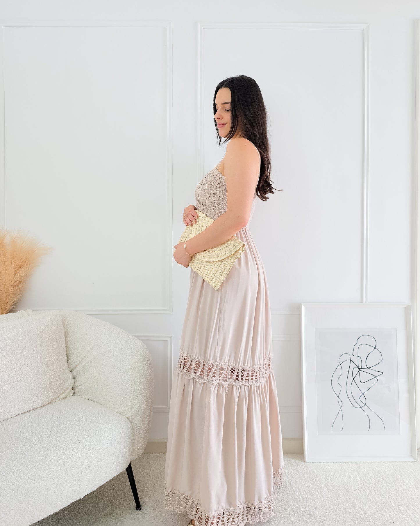 VESTIDO FILIPA BEIGE
