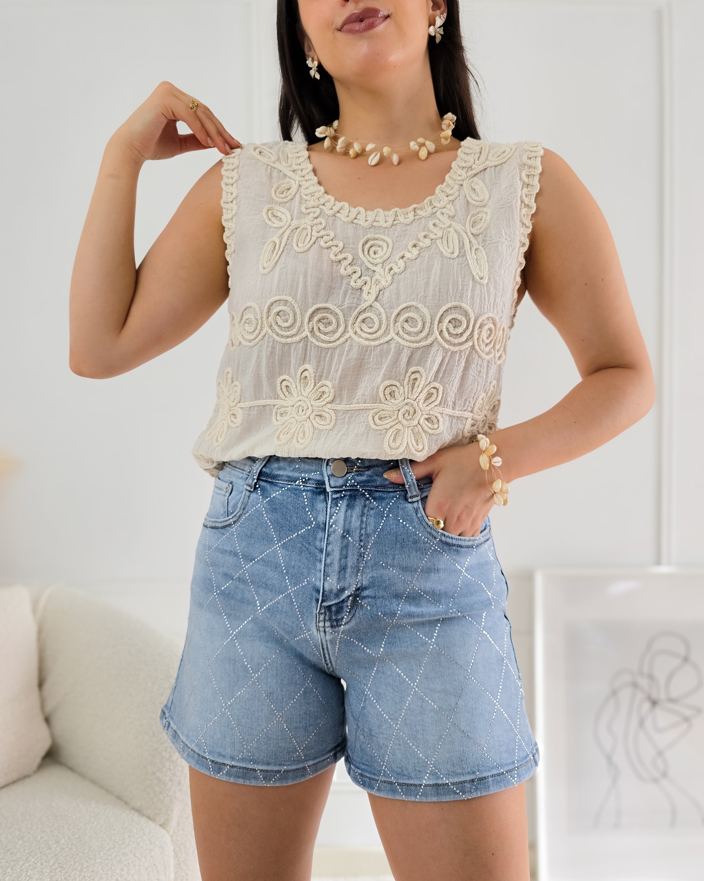 BLUSA ODETE BEIGE