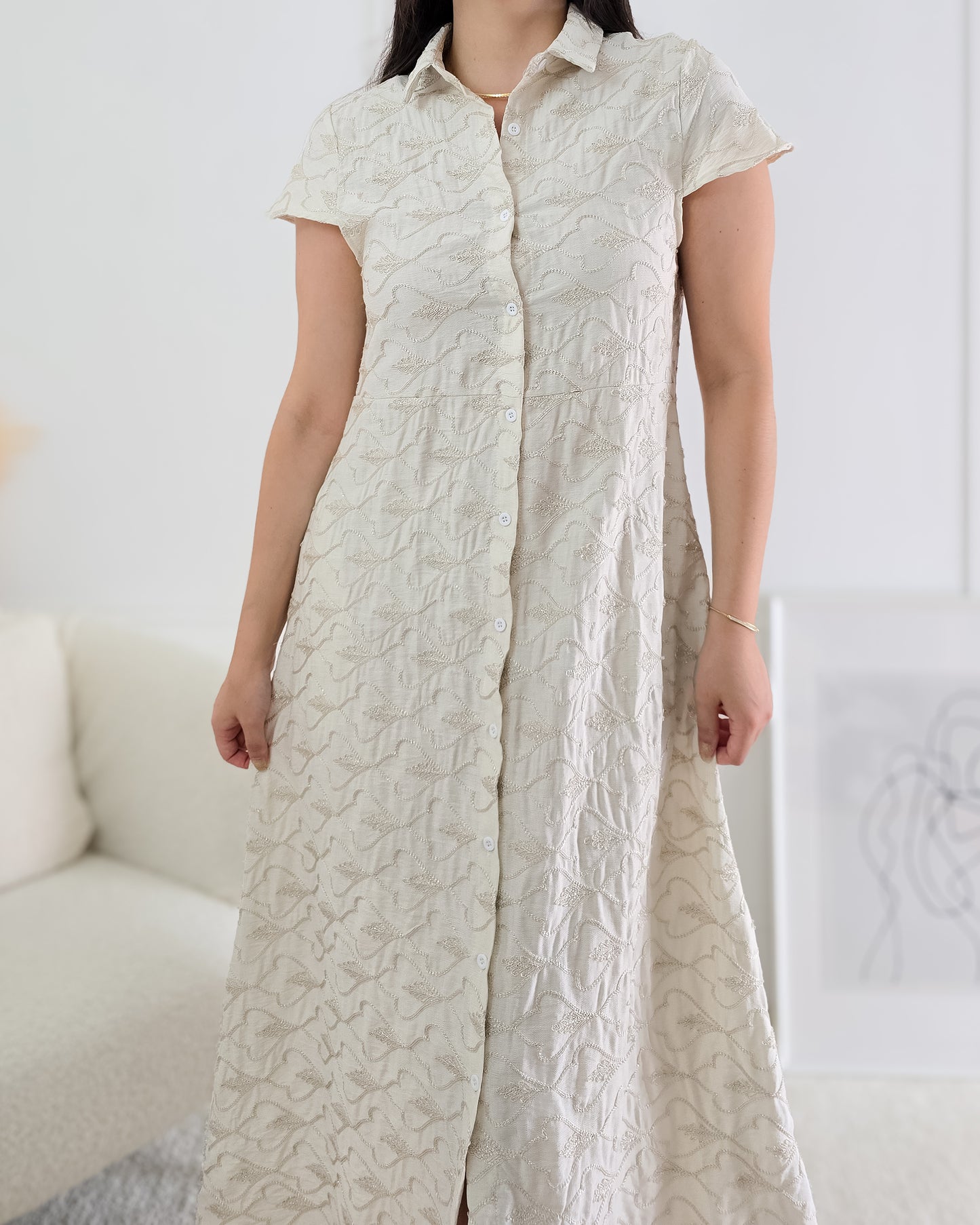 VESTIDO DANIELA BEIGE
