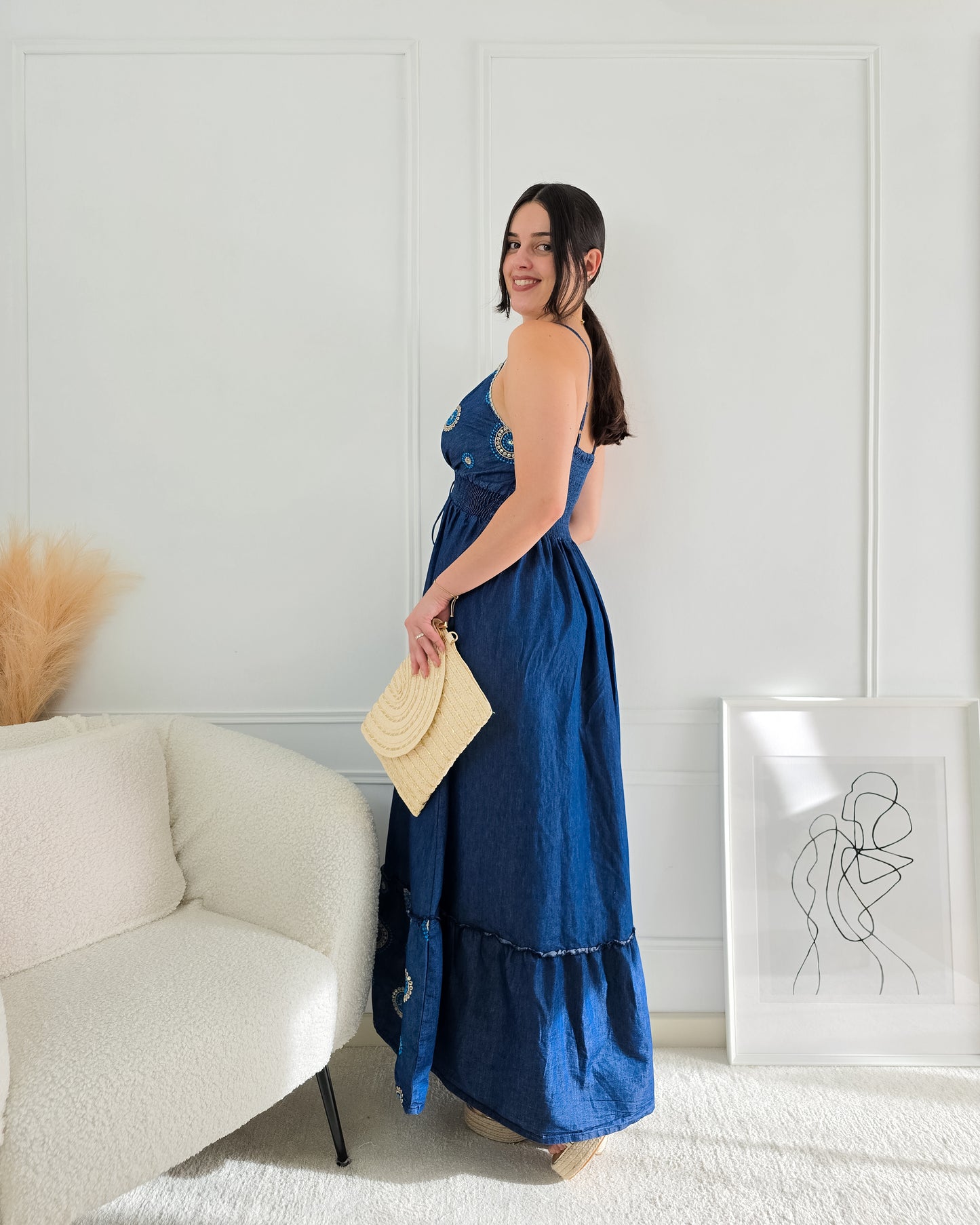 VESTIDO ARMANDA BLUE