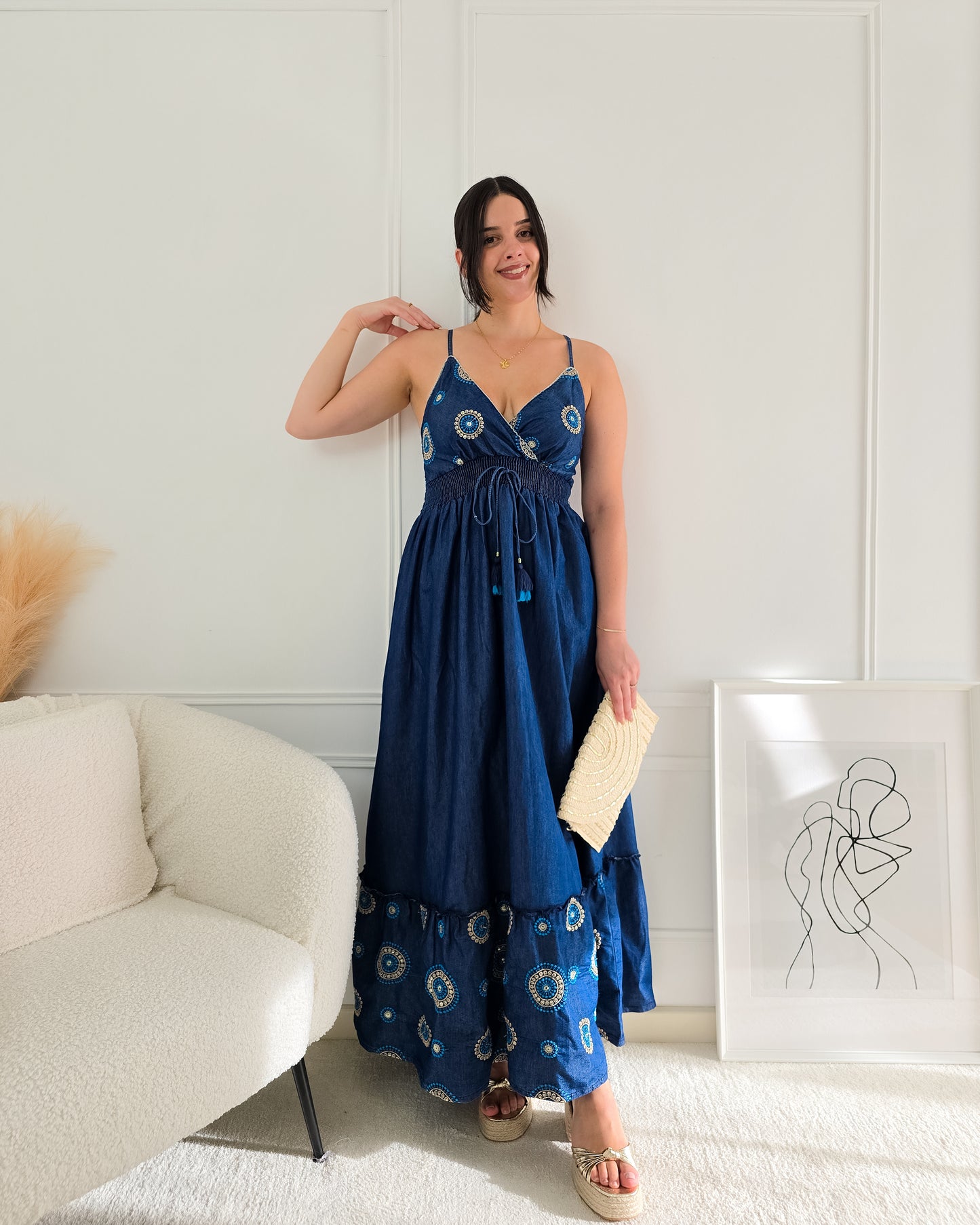 VESTIDO ARMANDA BLUE