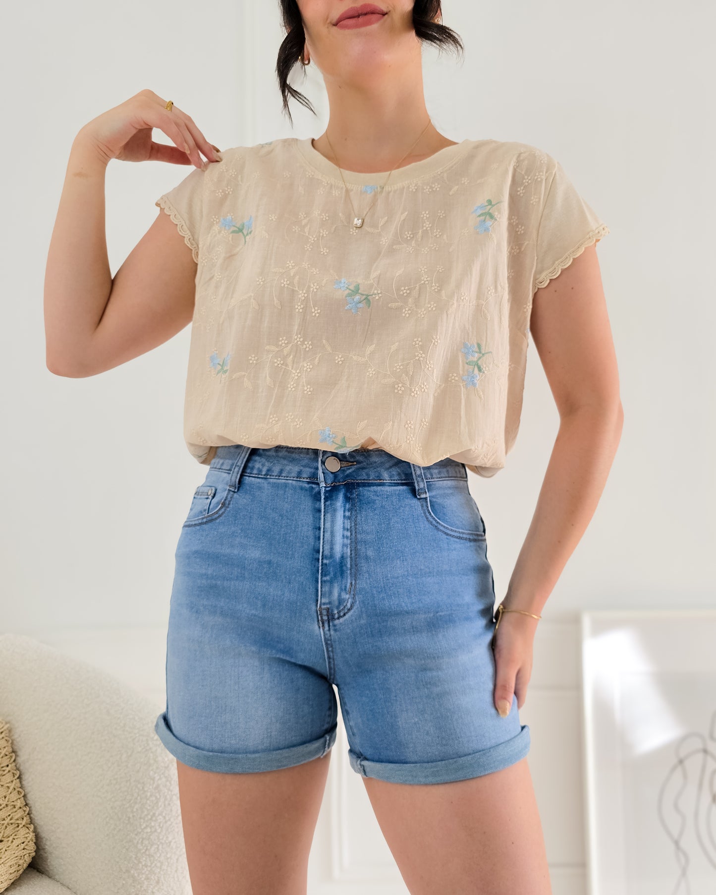 BLUSA RAFAELA BEIGE