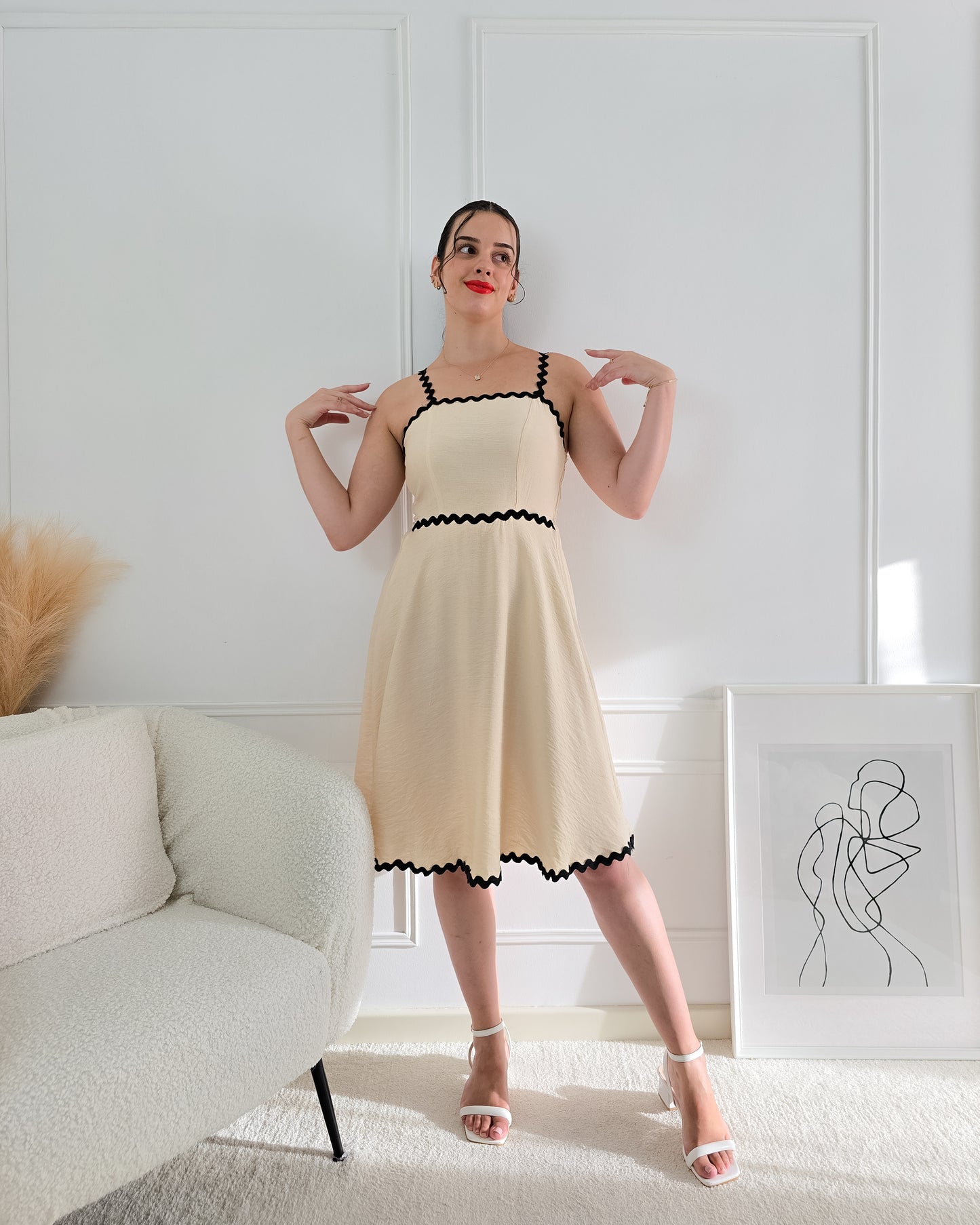 VESTIDO GUIDA CREAM