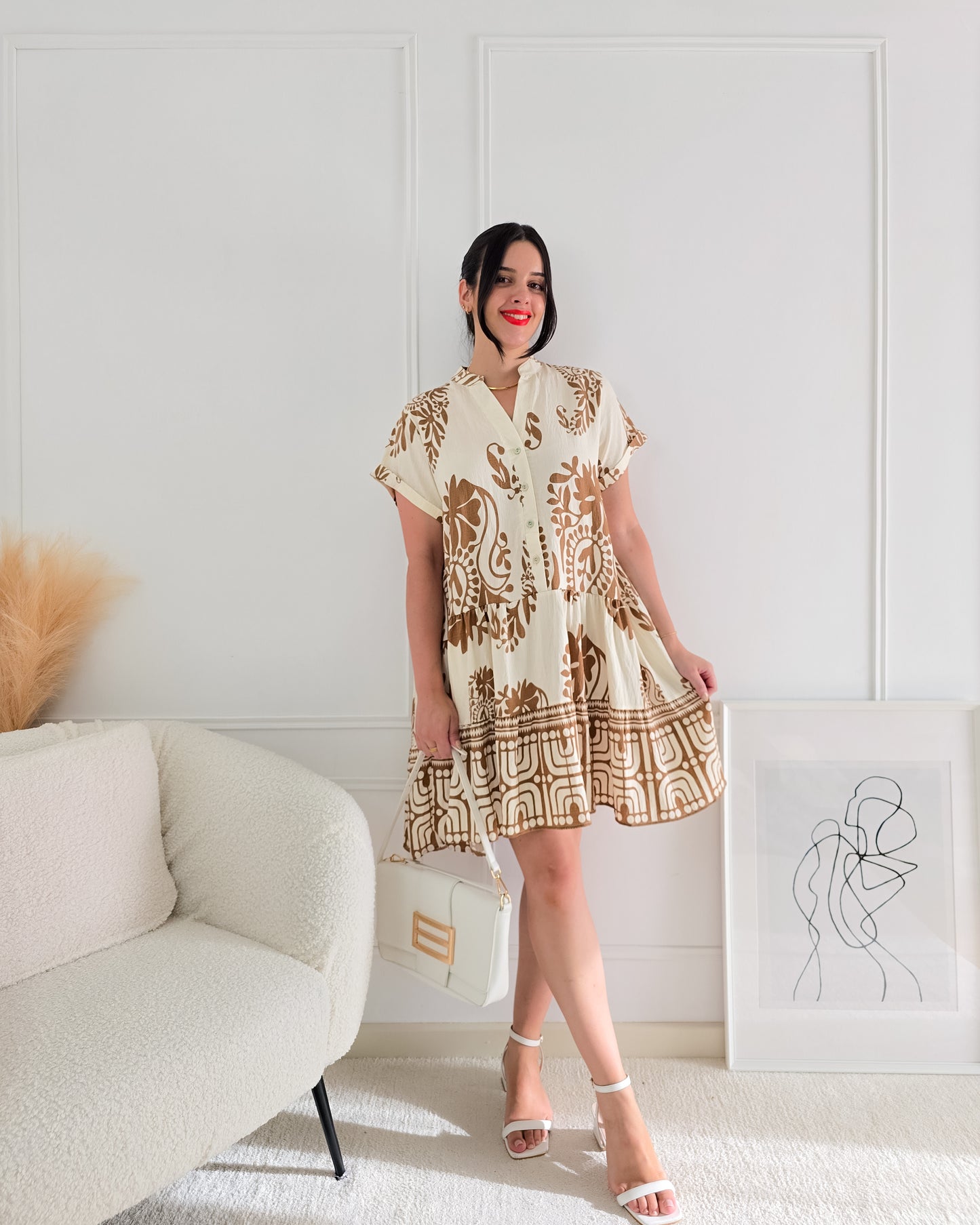 VESTIDO EUNICE BEIGE