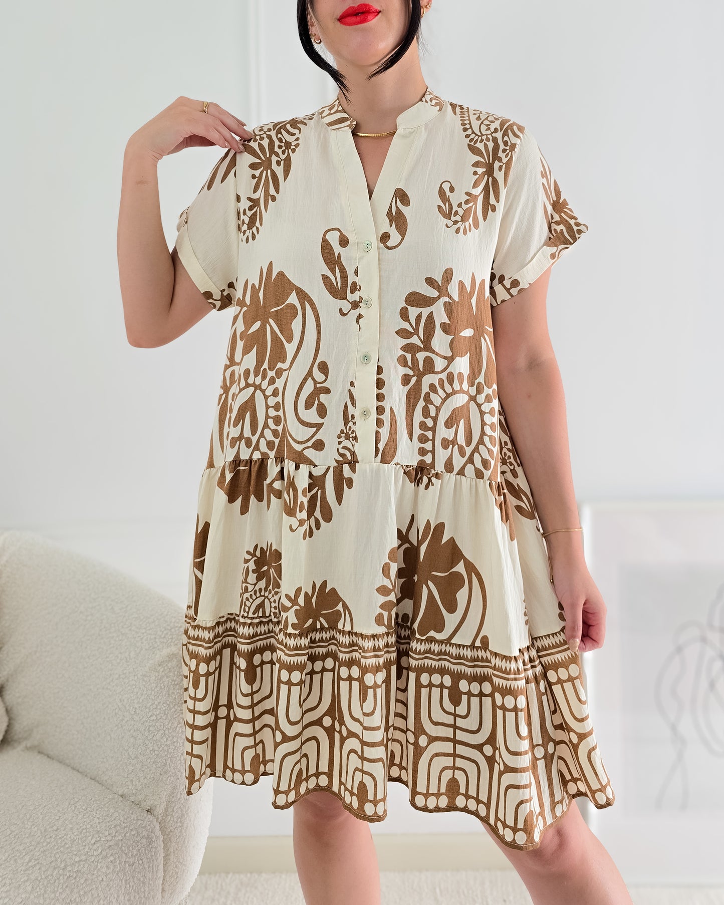 VESTIDO EUNICE BEIGE
