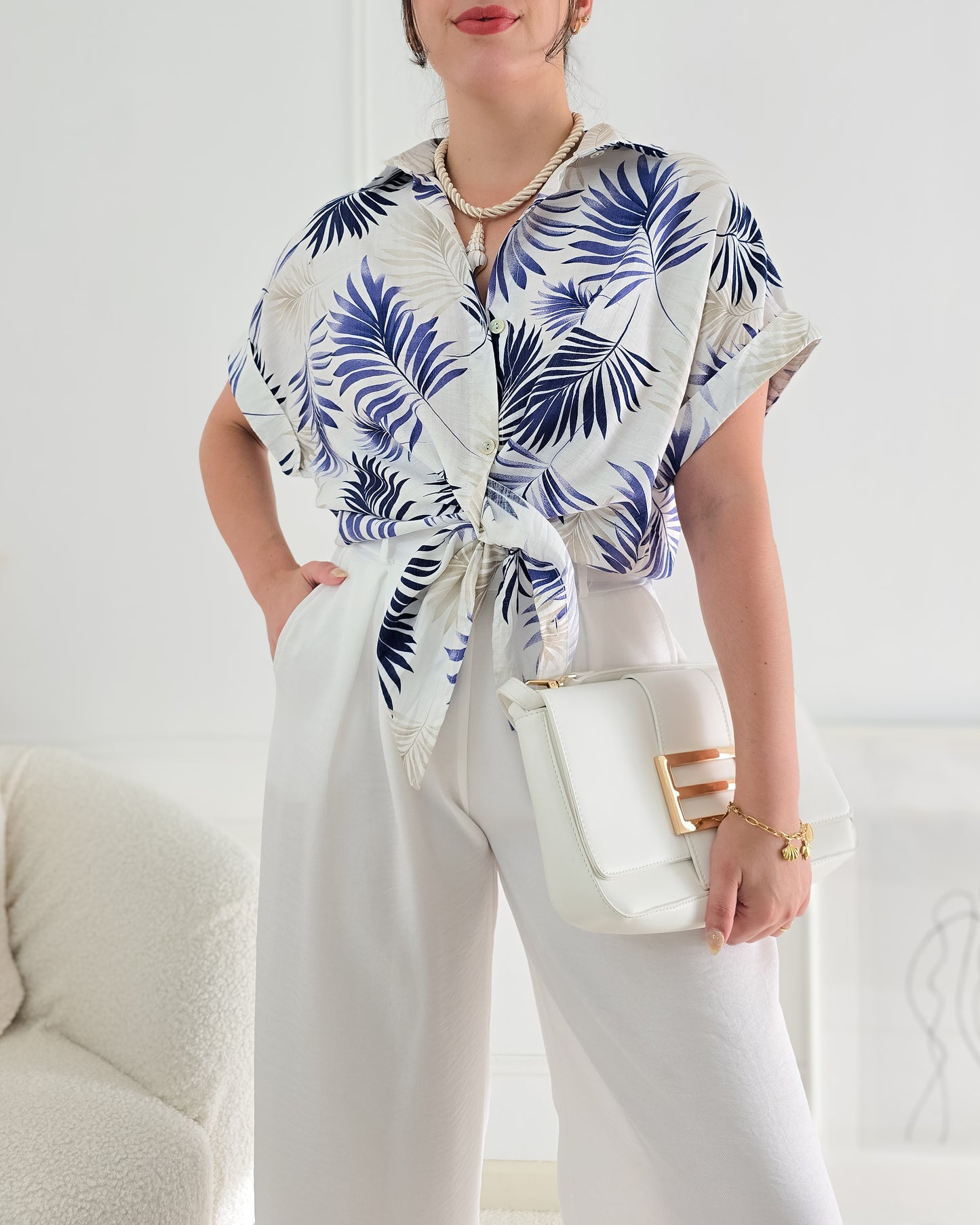 CAMISA DULCE DARK BLUE