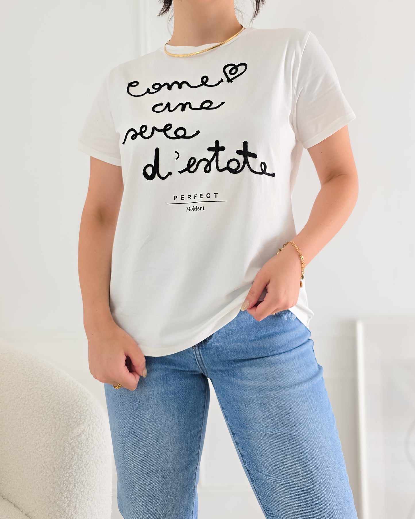 T-SHIRT CARINA WHITE