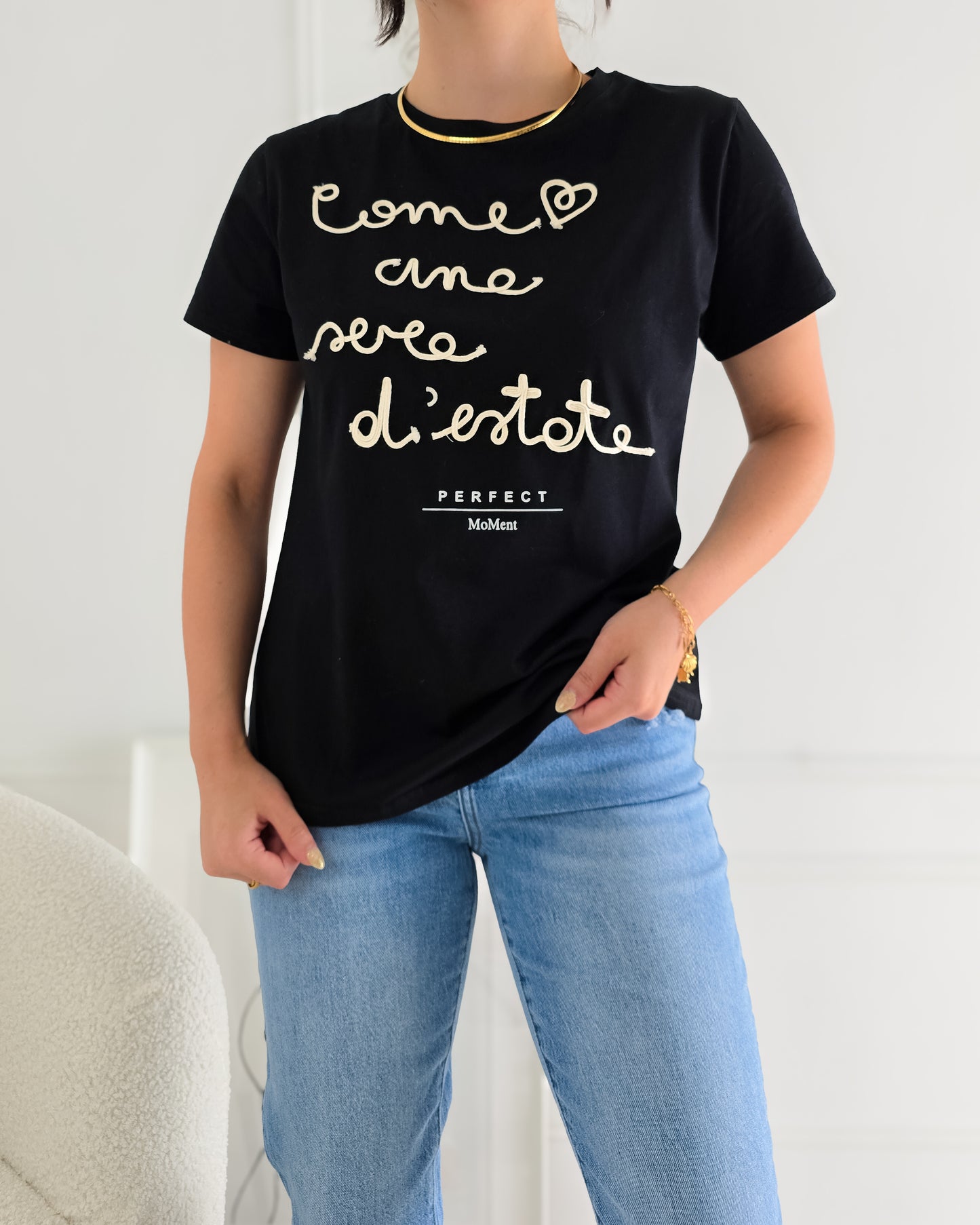 T-SHIRT CARINA BLACK