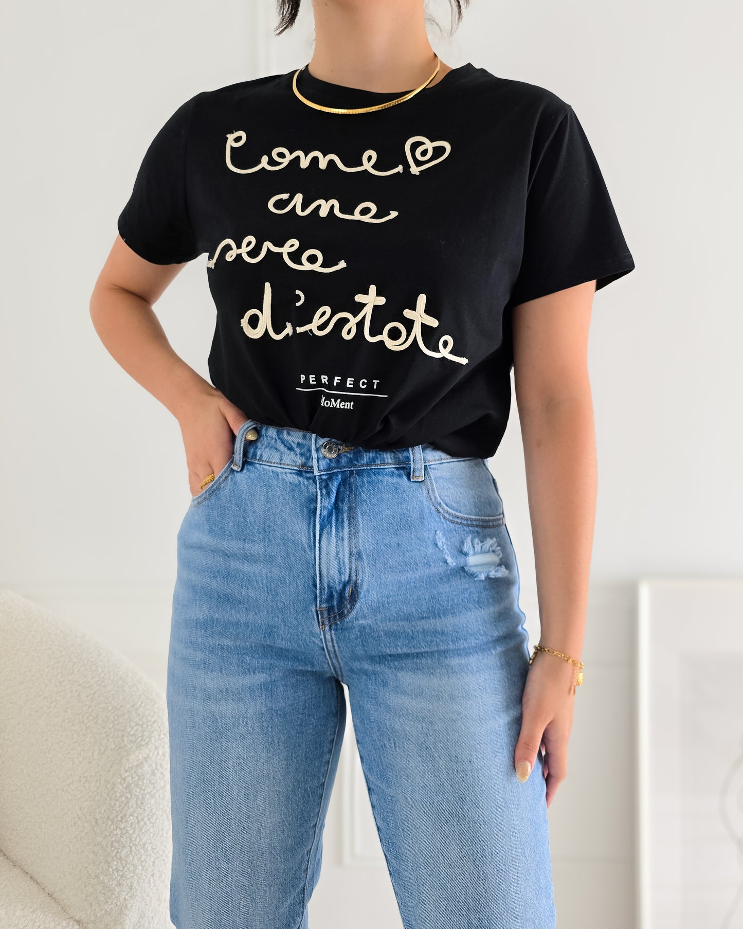 T-SHIRT CARINA BLACK