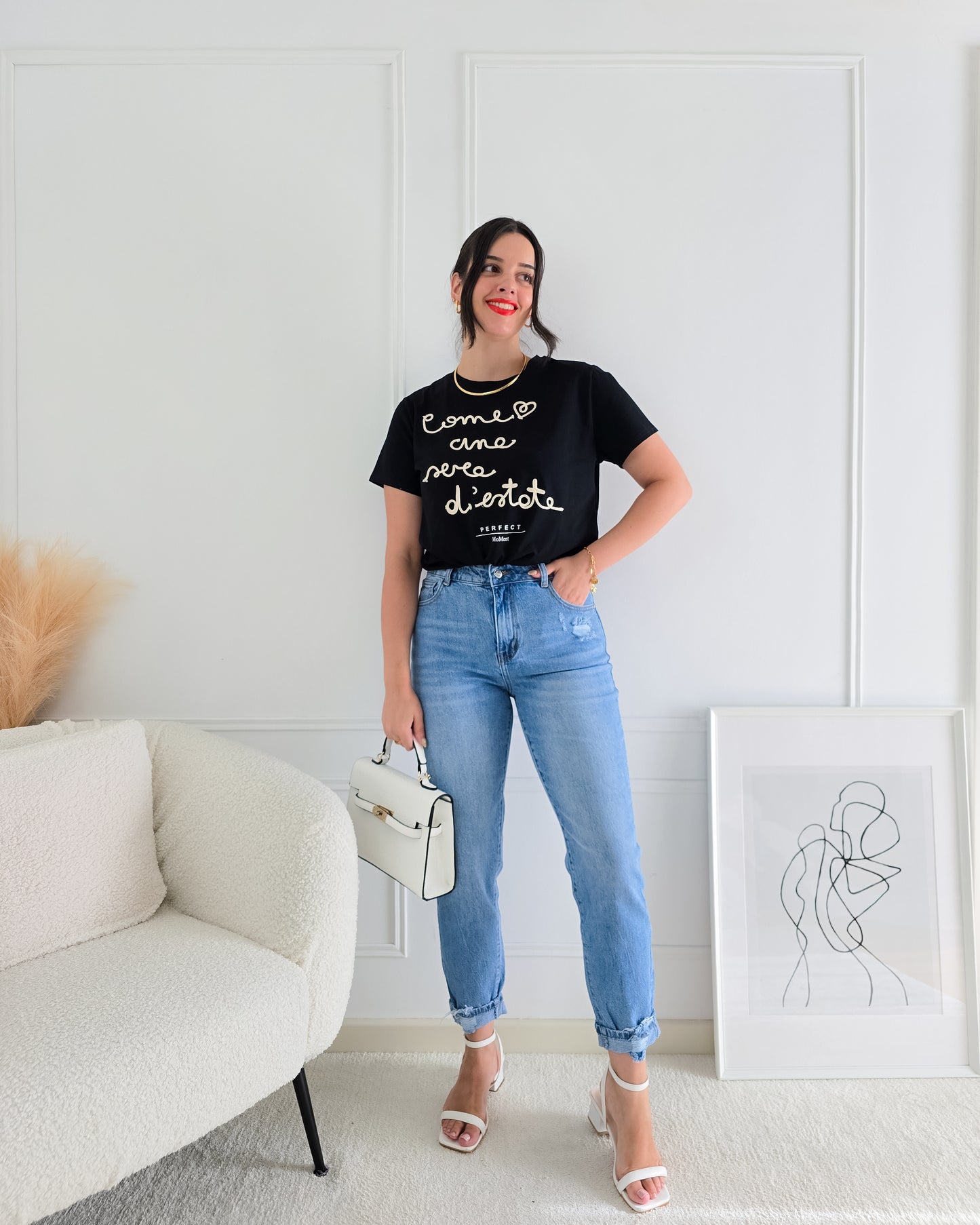 T-SHIRT CARINA BLACK