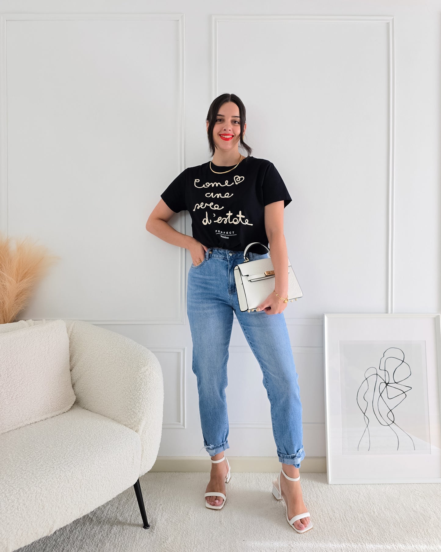 T-SHIRT CARINA BLACK