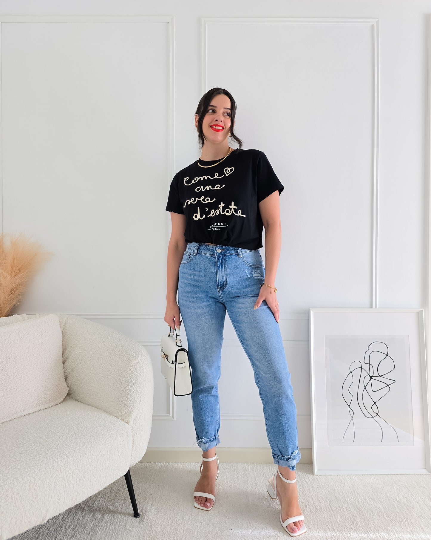 T-SHIRT CARINA BLACK