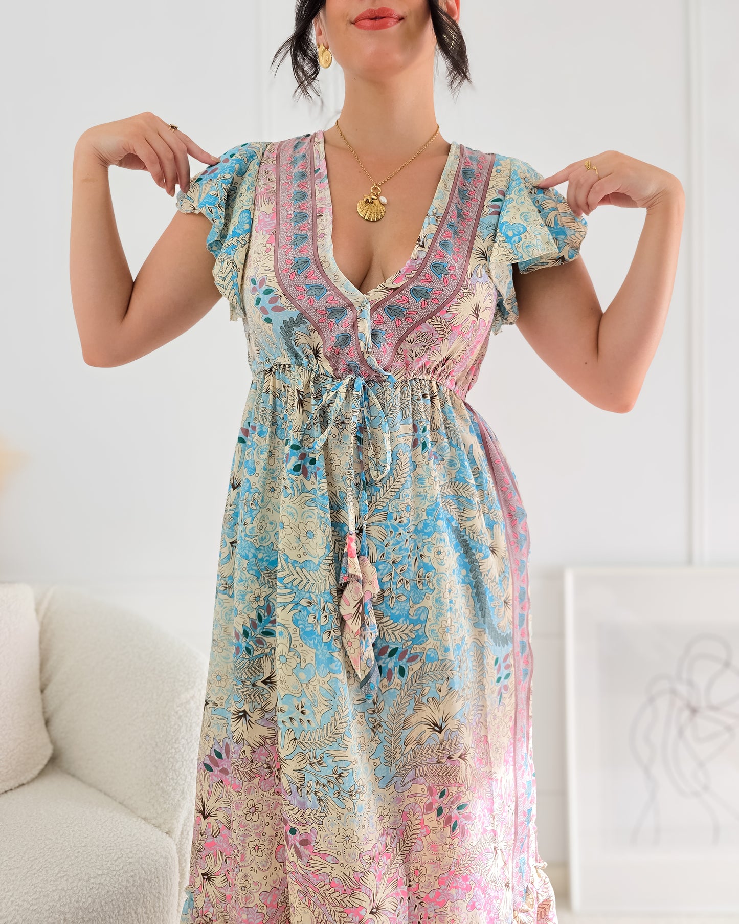 VESTIDO ALINE PASTEL