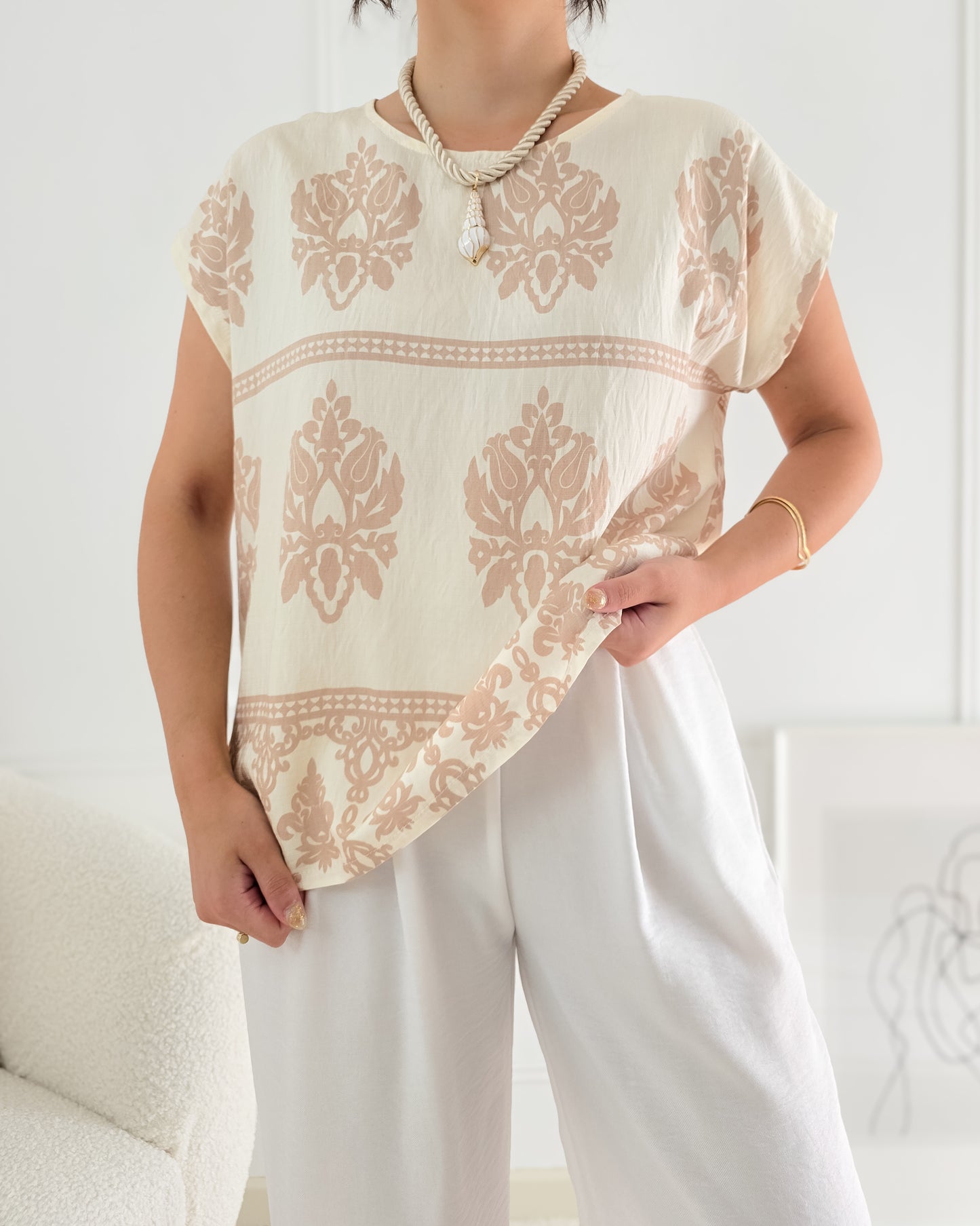 BLUSA DINA BEIGE