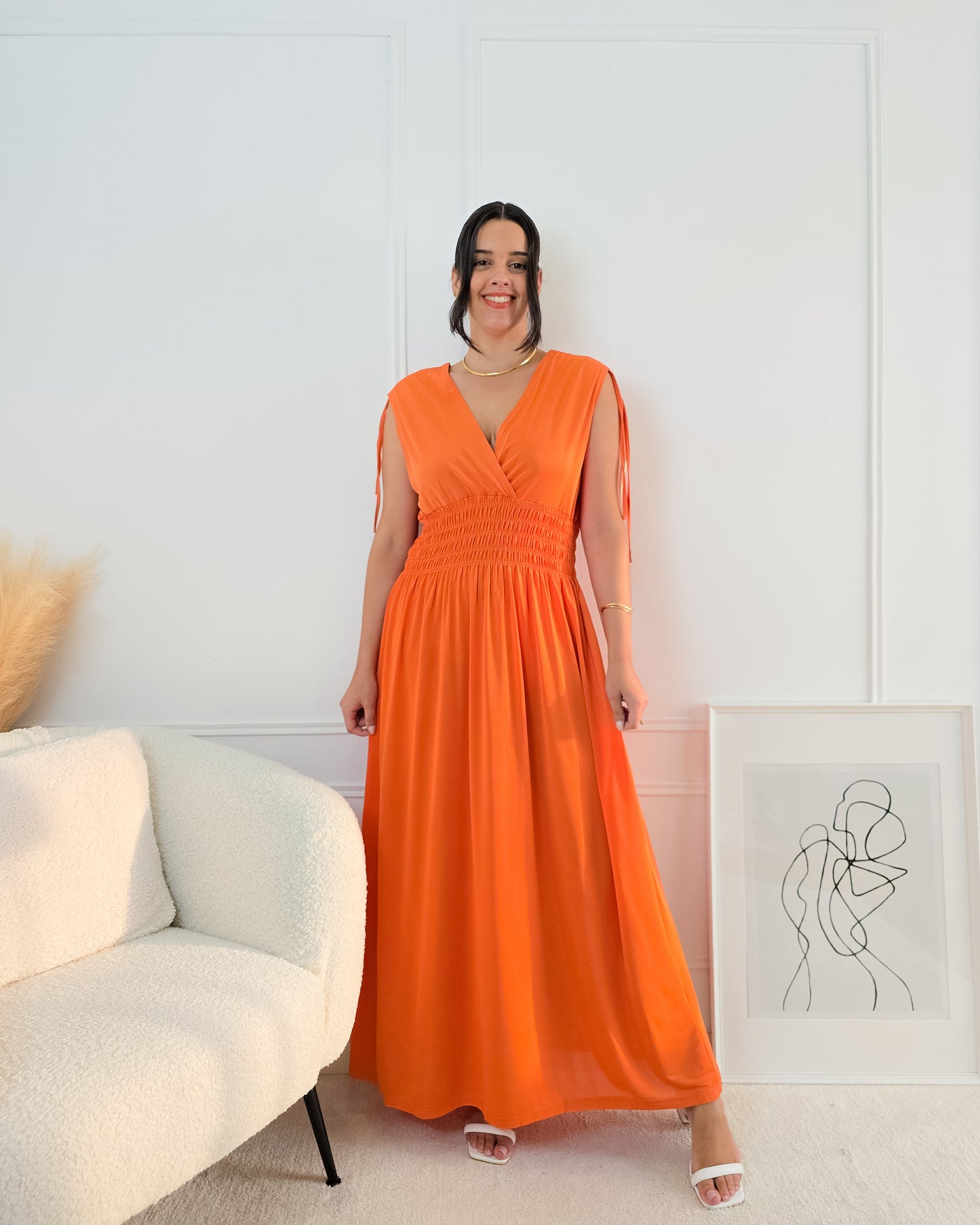 VESTIDO DEBORA ORANGE