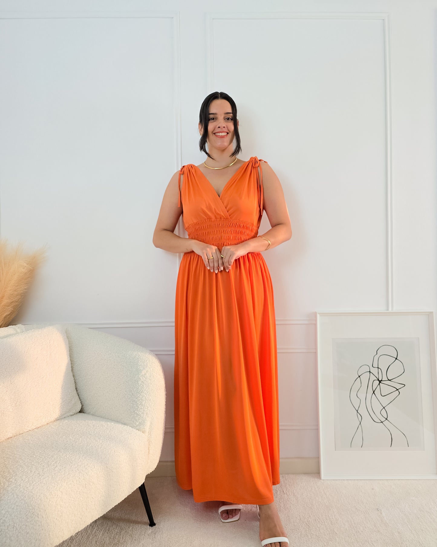 VESTIDO DEBORA ORANGE