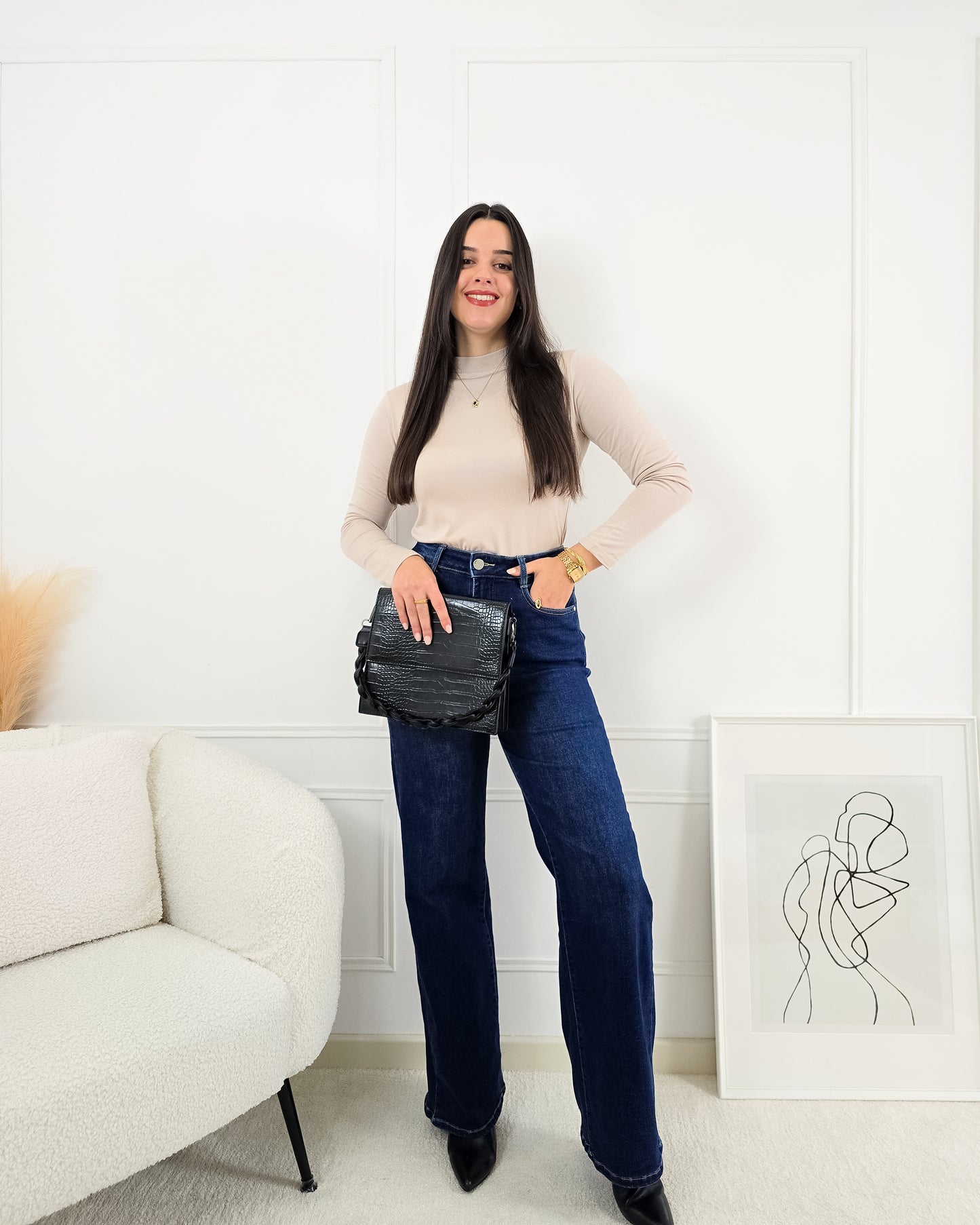 CAMISOLA LICRA BEGE (cardada)