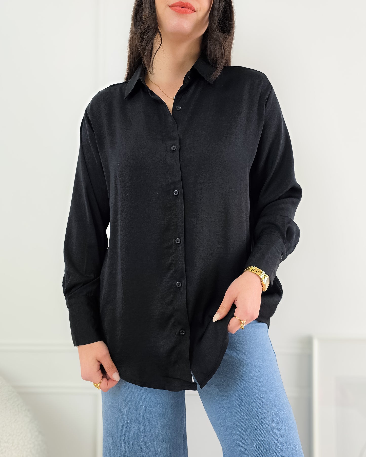 CAMISA CONSTANÇA PRETO