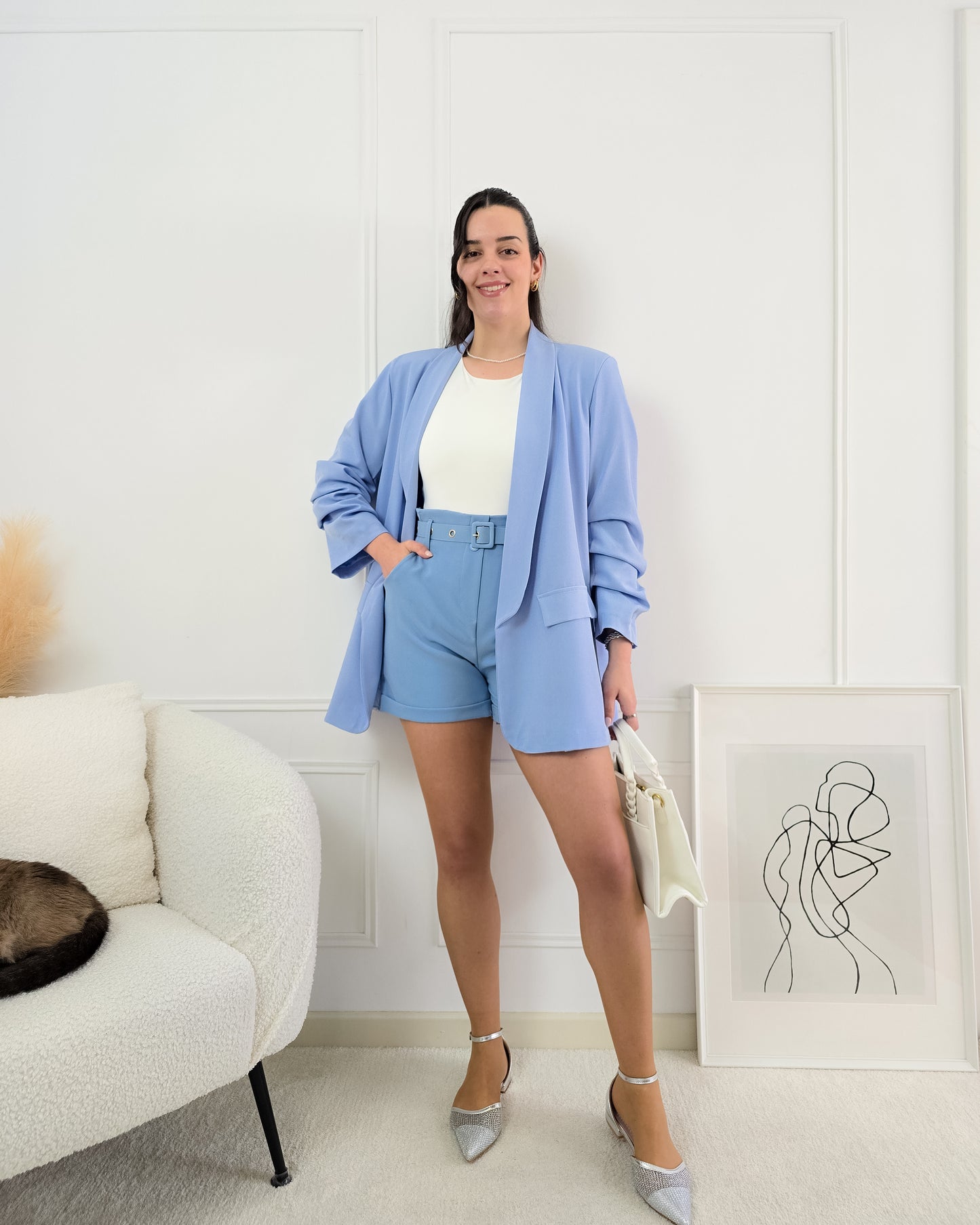BLAZER CLAUDIA AZUL