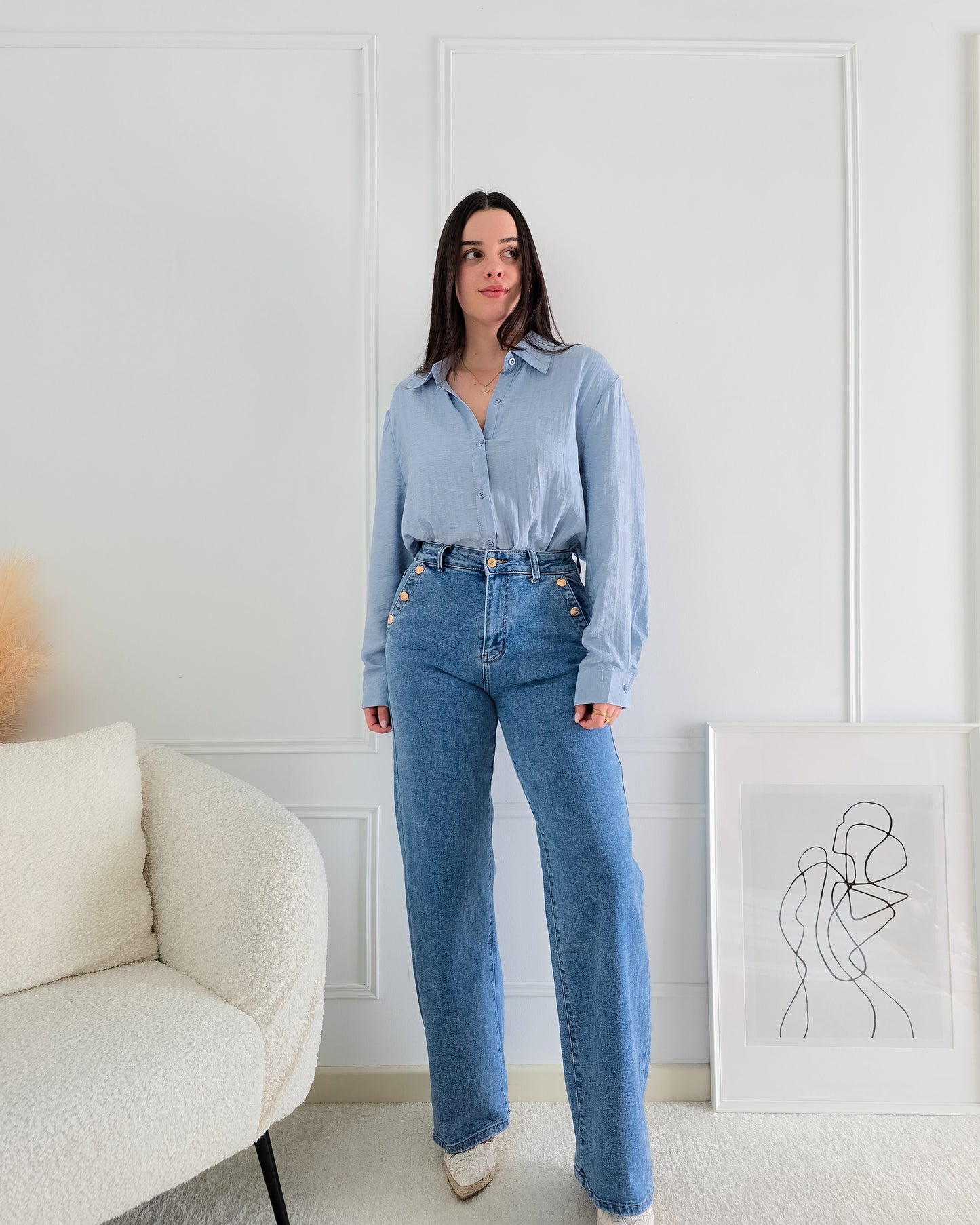 CAMISA JULIA AZUL