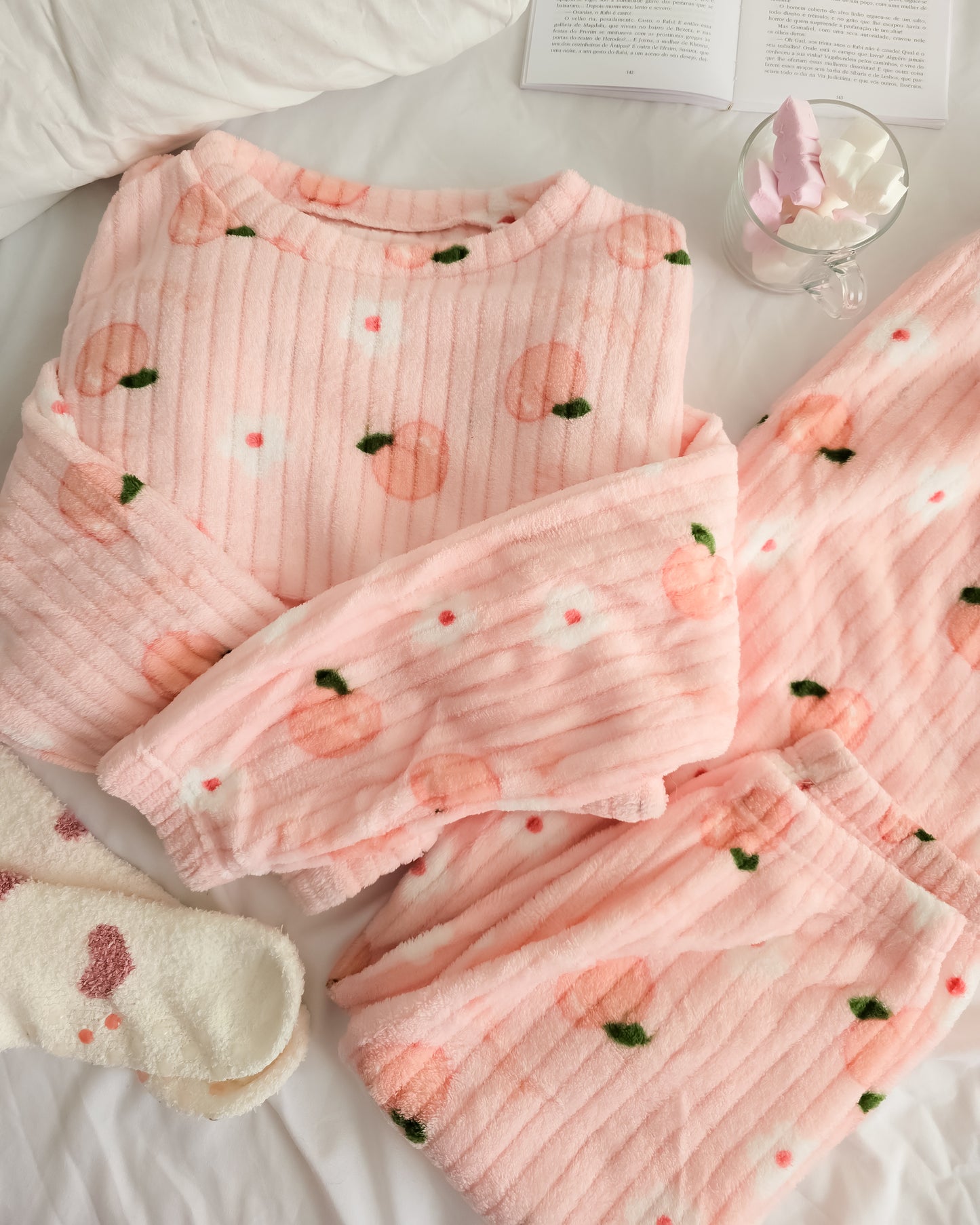 PIJAMA PEACH PINK + OFERTA MEIAS