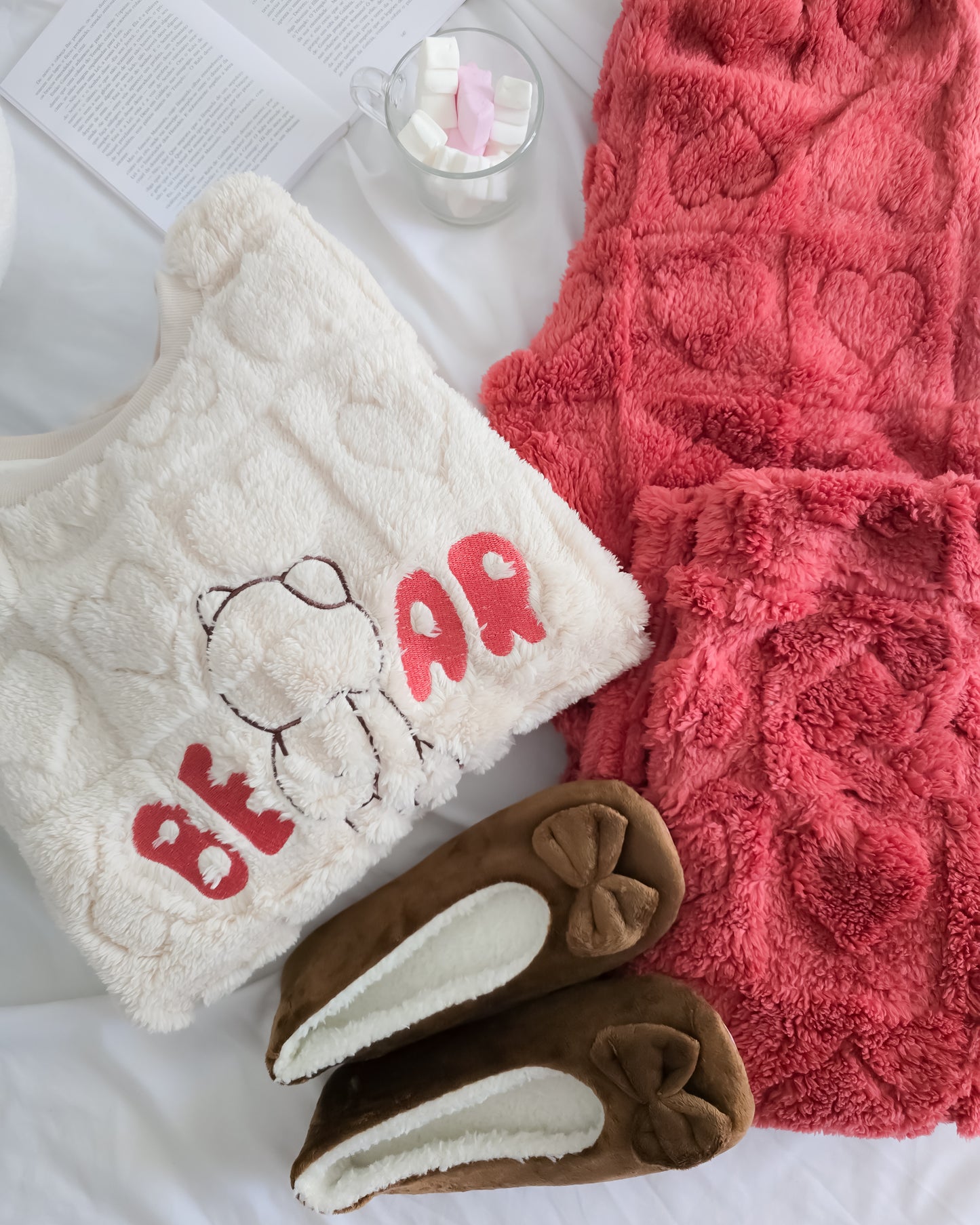 PIJAMA JANE CORAL + OFERTA PANTUFAS