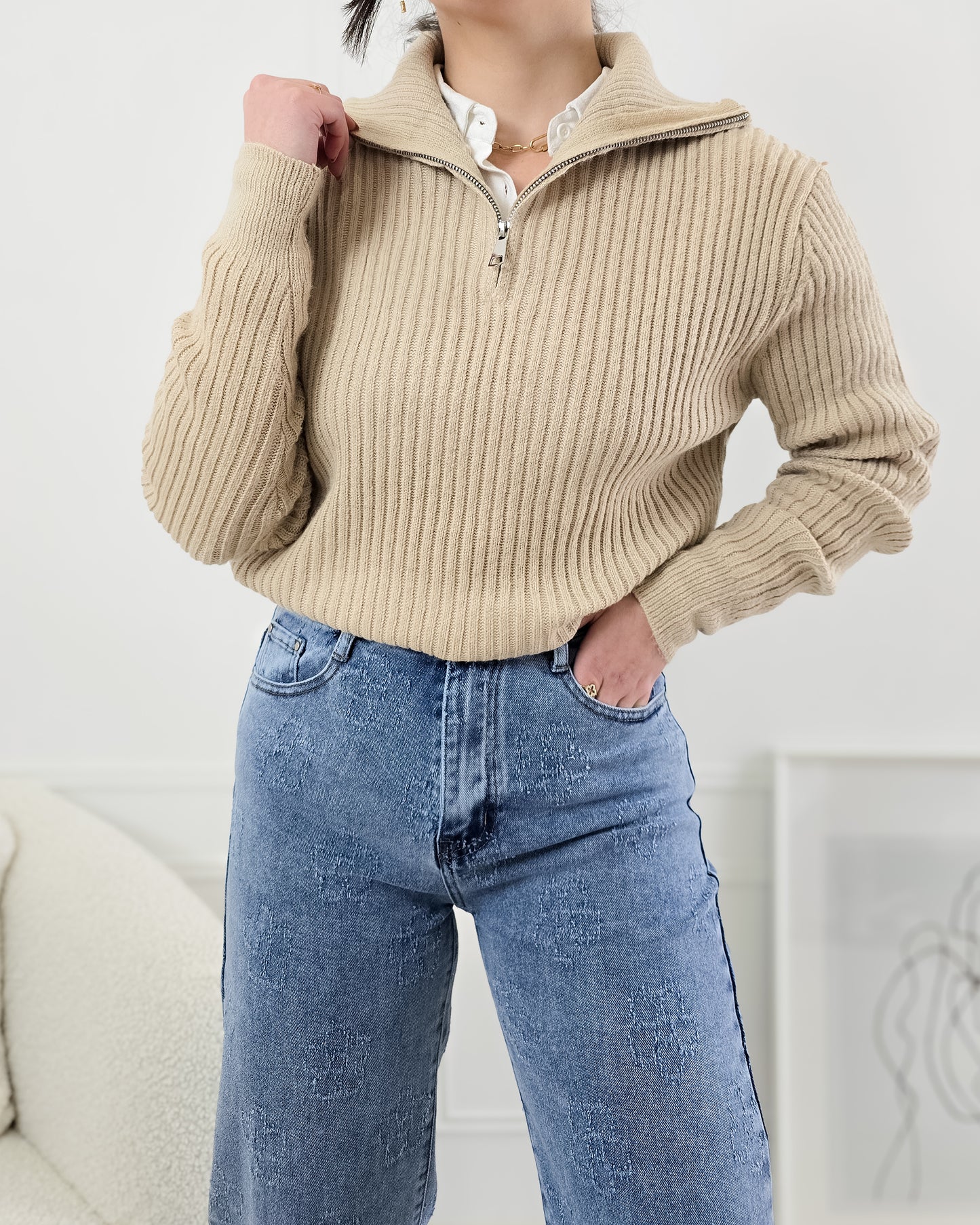 CAMISOLA CECILIA BEIGE