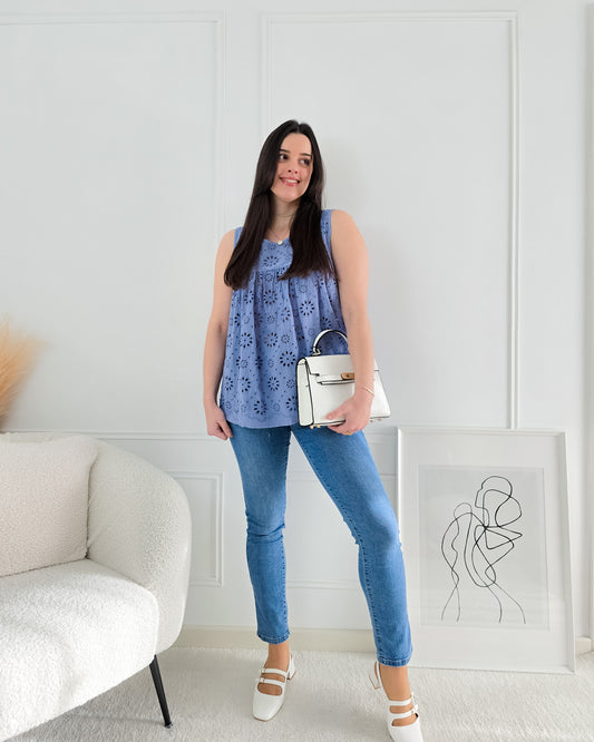 BLUSA ROSITA BLUE