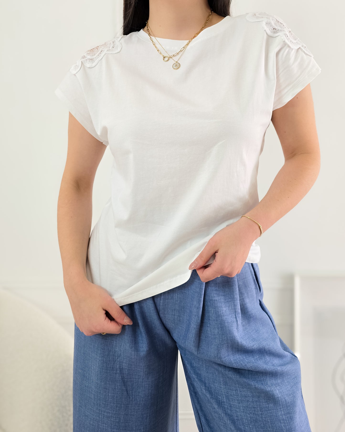 T-SHIRT MADDALENA WHITE