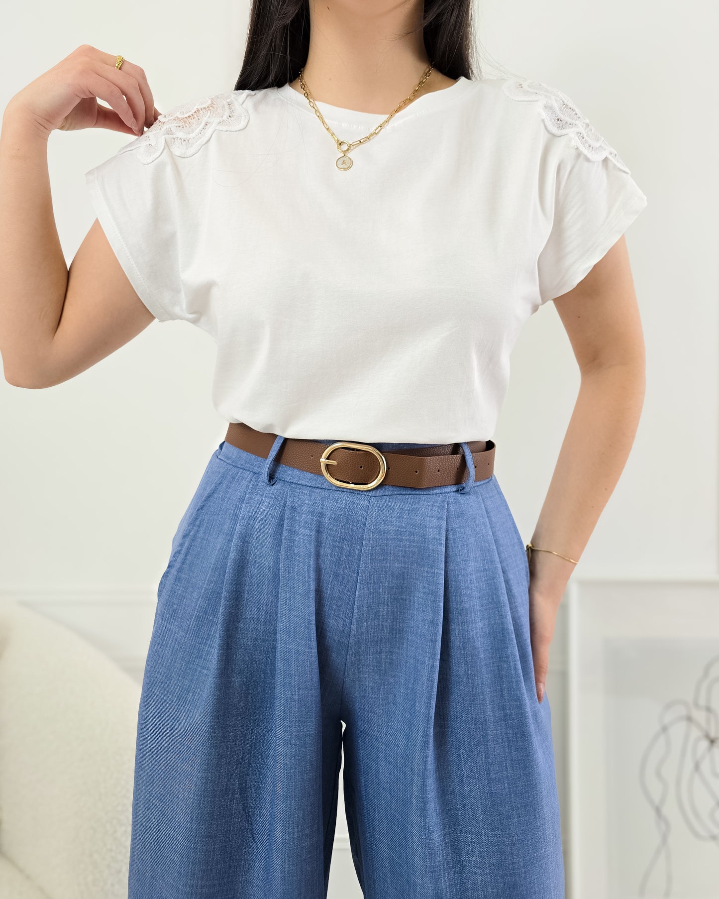 T-SHIRT MADDALENA WHITE