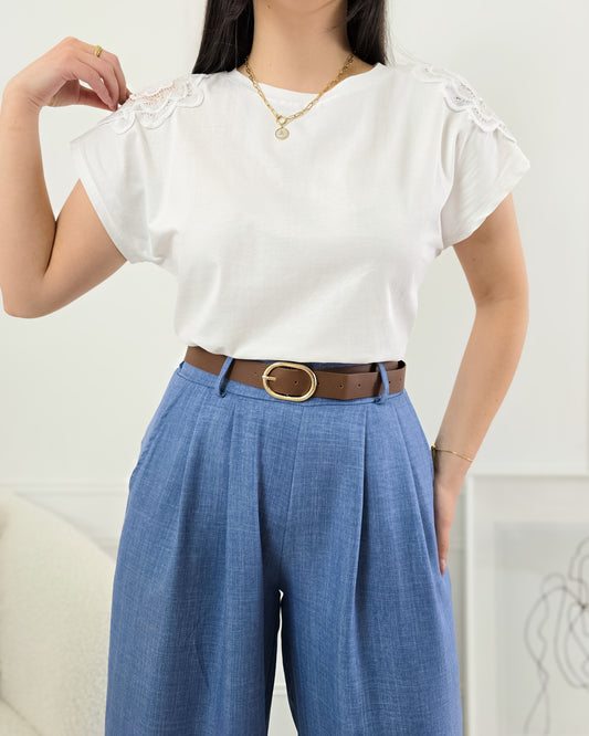 T-SHIRT MADDALENA WHITE
