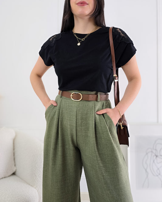 T-SHIRT MADDALENA BLACK