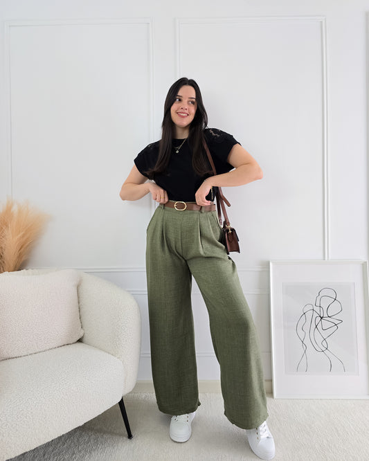 CALÇAS LIVIA KHAKI