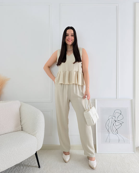 CONJUNTO TELMA BEIGE