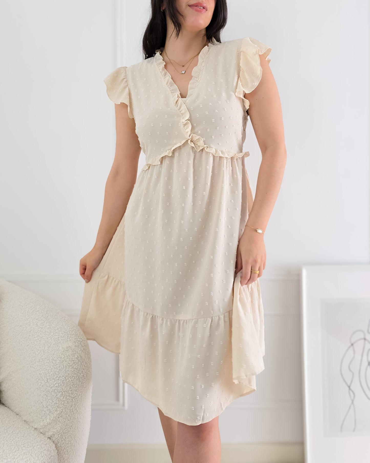 VESTIDO NATASCIA BEIGE