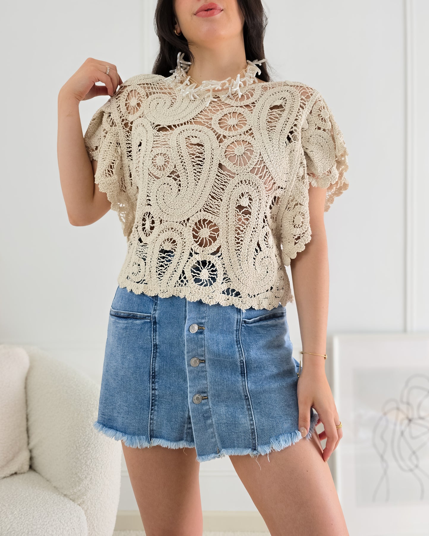 BLUSA AMALIA BEIGE
