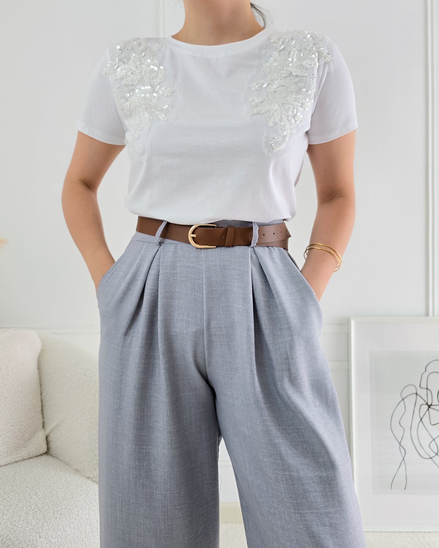 T-SHIRT ELINOR WHITE