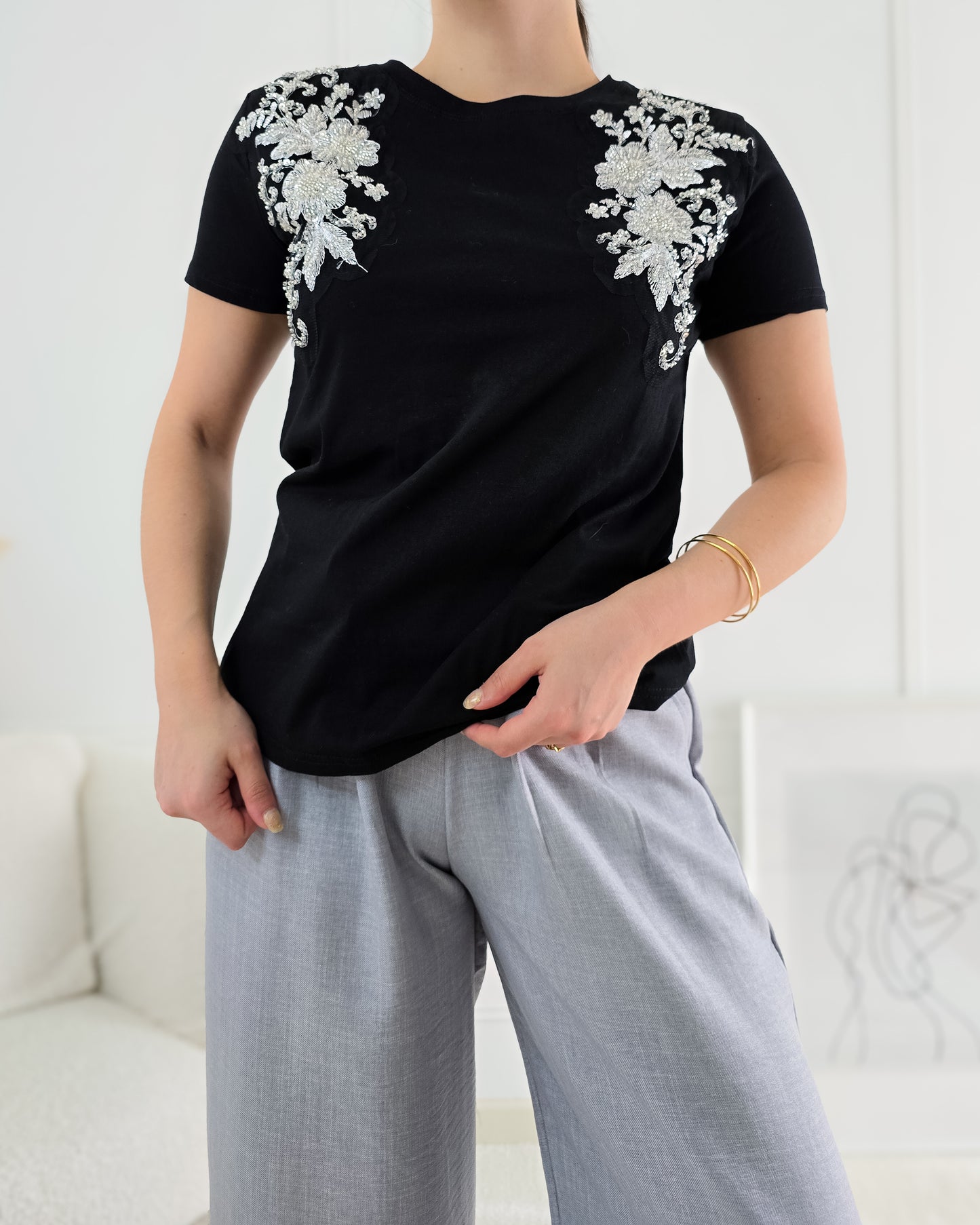 T-SHIRT ELINOR BLACK