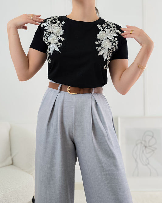 T-SHIRT ELINOR BLACK