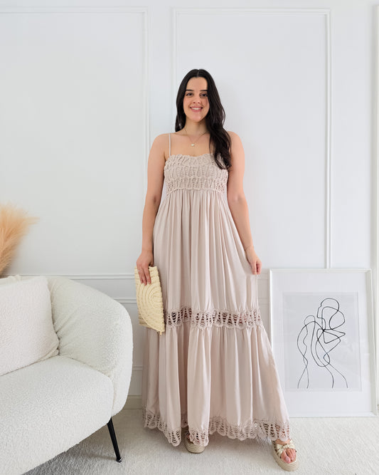 VESTIDO FILIPA BEIGE