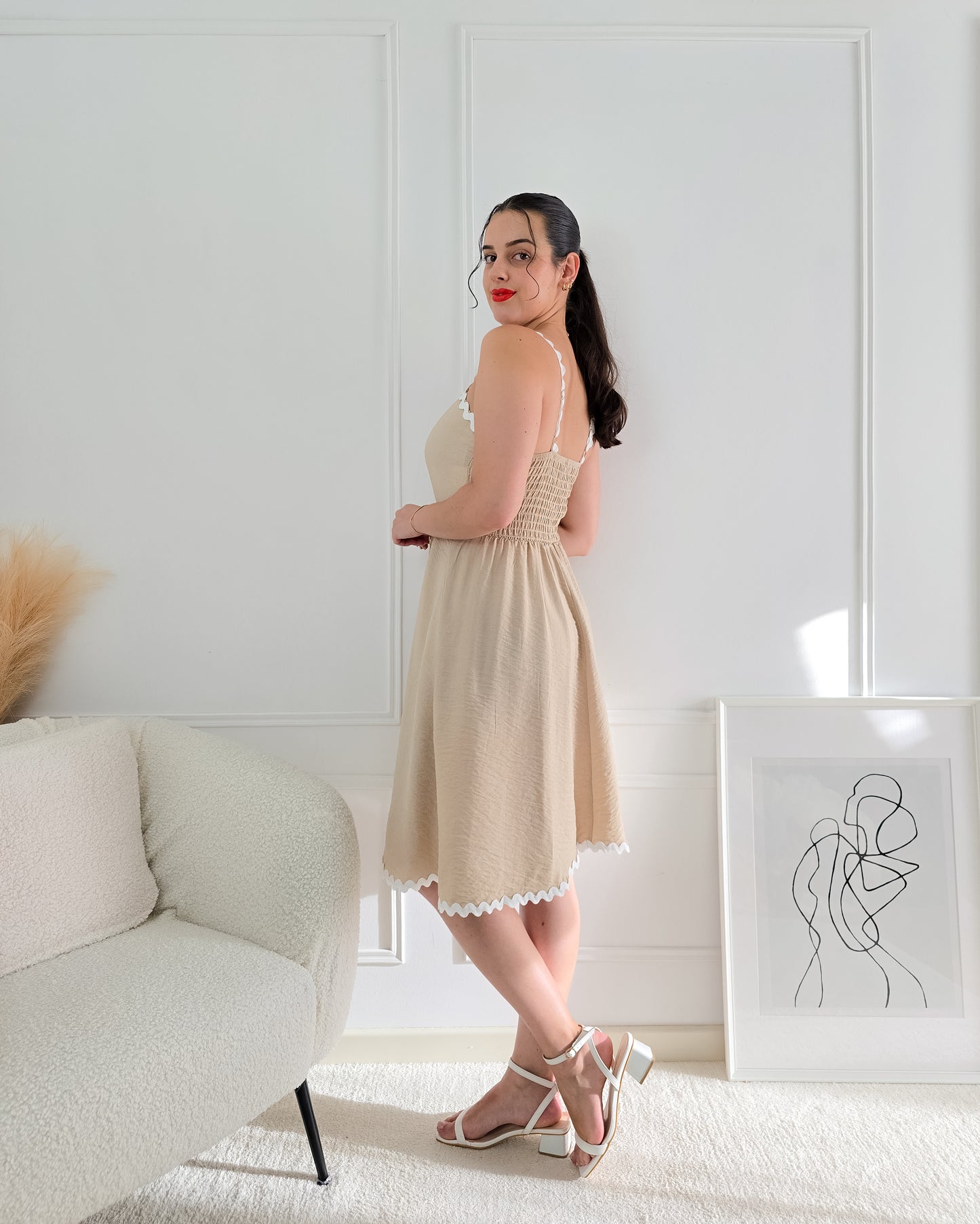 VESTIDO GUIDA BEIGE