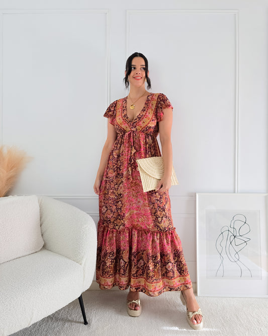 VESTIDO ALINE MAGENTA