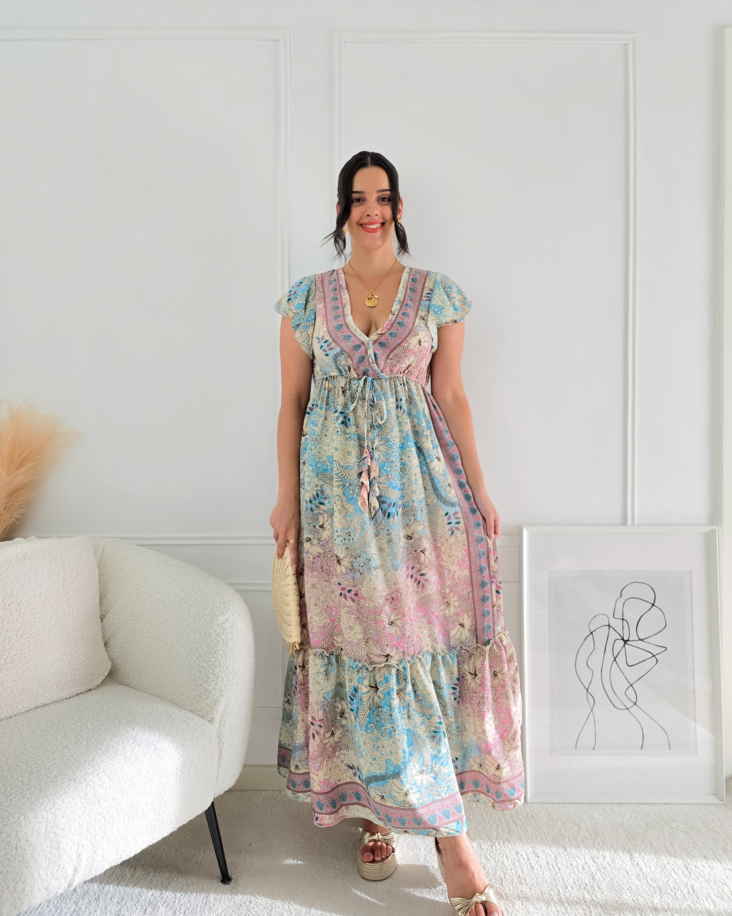 VESTIDO ALINE PASTEL