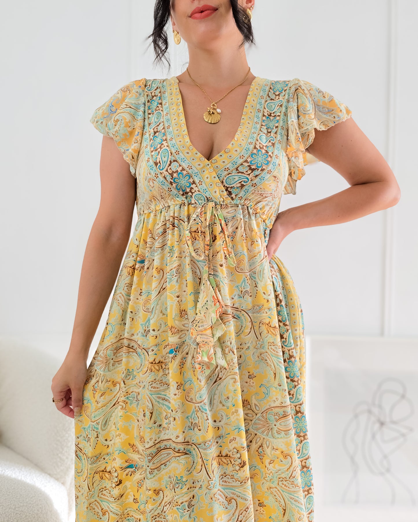 VESTIDO ALINE YELLOW